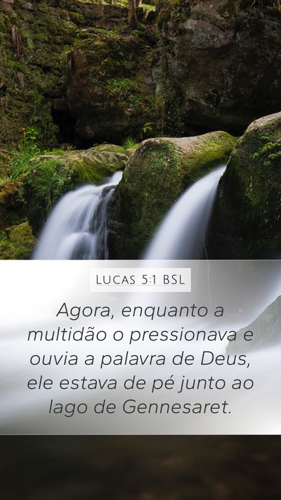 Lucas 5:1 BSL Bible Verse Image