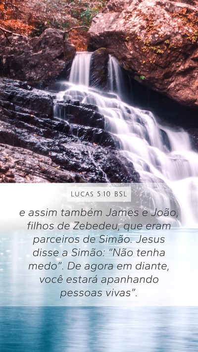 Lucas 5:10 BSL Bible Verse Image