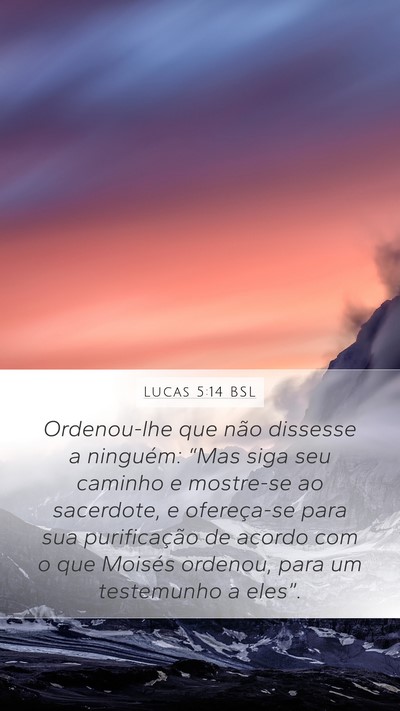 Lucas 5:14 BSL Bible Verse Image
