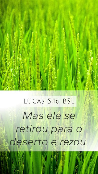 Lucas 5:16 BSL Bible Verse Image