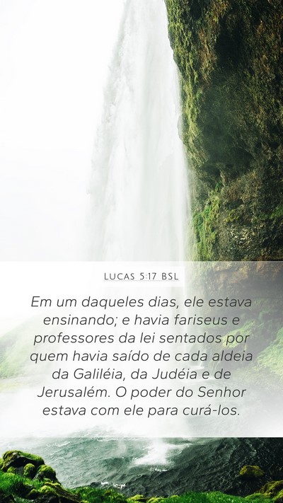 Lucas 5:17 BSL Bible Verse Image
