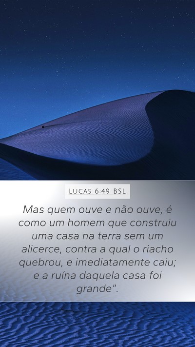 Lucas 6:49 BSL Bible Verse Image