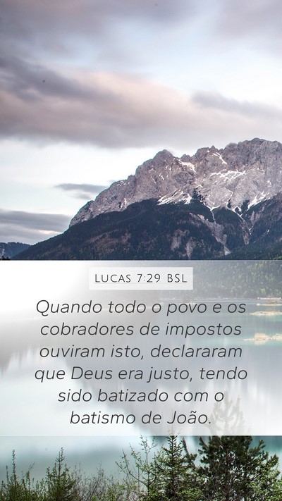 Lucas 7:29 BSL Bible Verse Image