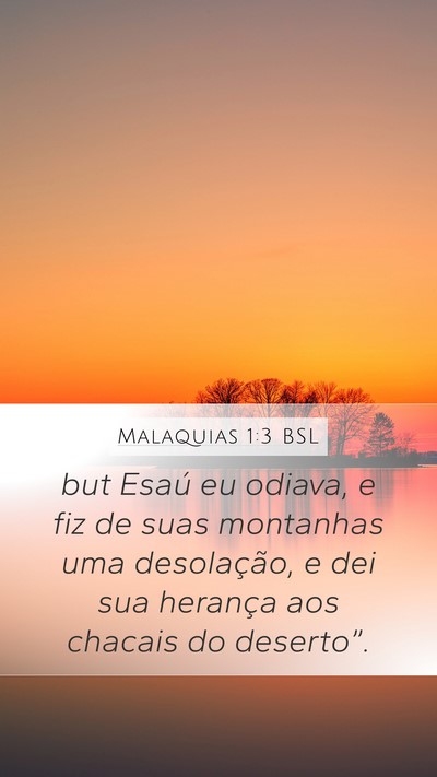 Malaquias 1:3 BSL Bible Verse Image