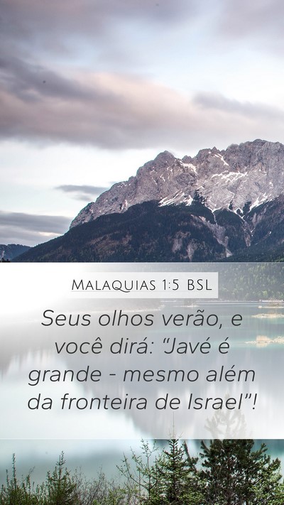 Malaquias 1:5 BSL Bible Verse Image