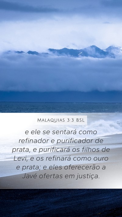 Malaquias 3:3 BSL Bible Verse Image