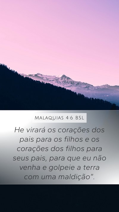 Malaquias 4:6 BSL Bible Verse Image