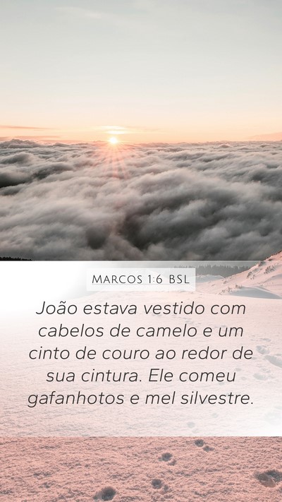 Marcos 1:6 BSL Bible Verse Image