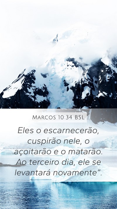 Marcos 10:34 BSL Bible Verse Image