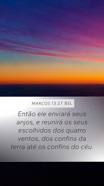 Marcos 13:27 BSL Bible Verse Image
