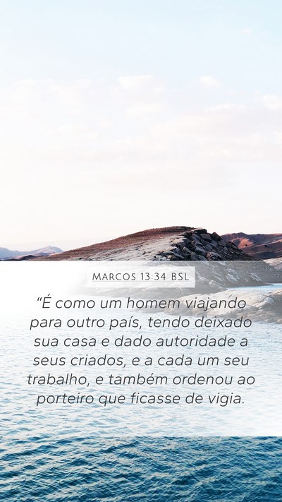 Marcos 13:34 BSL Bible Verse Image