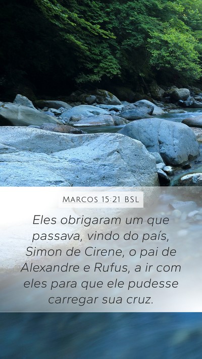 Marcos 15:21 BSL Bible Verse Image