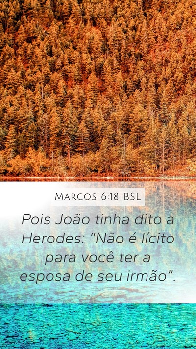 Marcos 6:18 BSL Bible Verse Image