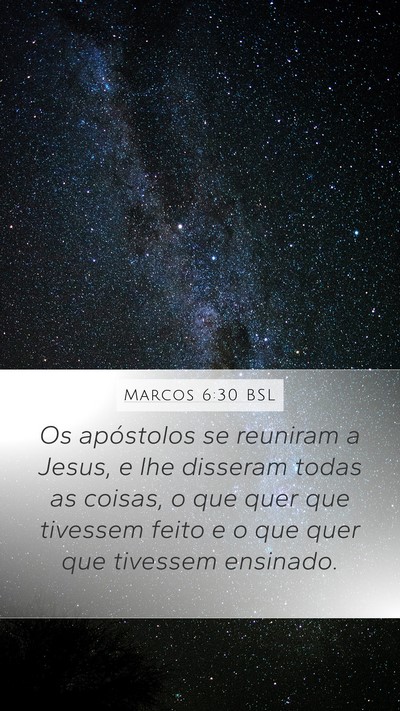 Marcos 6:30 BSL Bible Verse Image