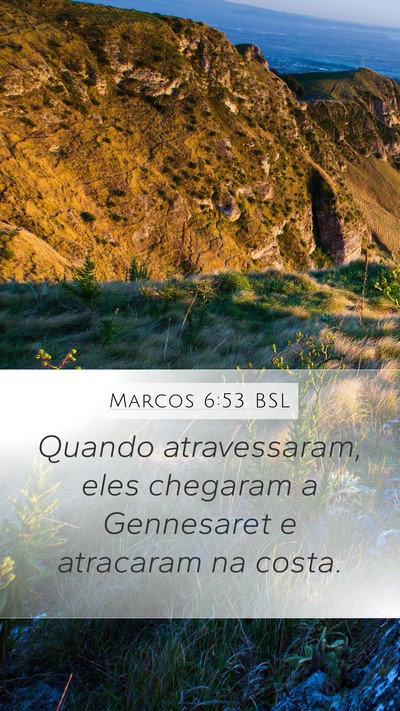 Marcos 6:53 BSL Bible Verse Image