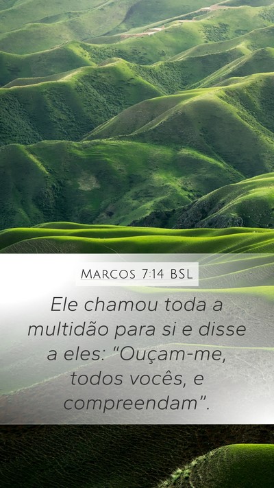 Marcos 7:14 BSL Bible Verse Image