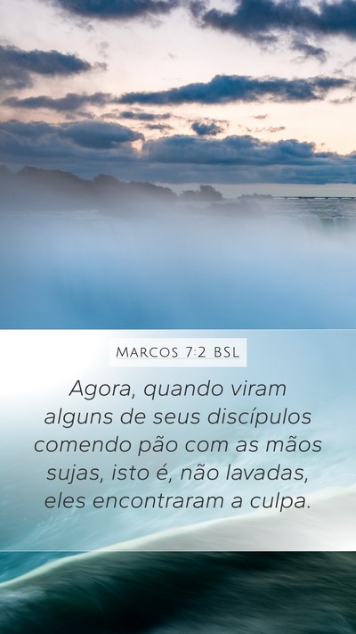 Marcos 7:2 BSL Bible Verse Image