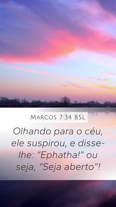 Marcos 7:34 BSL Bible Verse Image