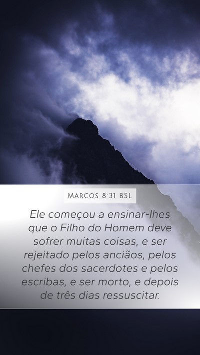 Marcos 8:31 BSL Bible Verse Image