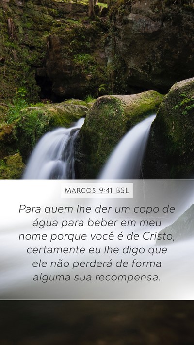 Marcos 9:41 BSL Bible Verse Image
