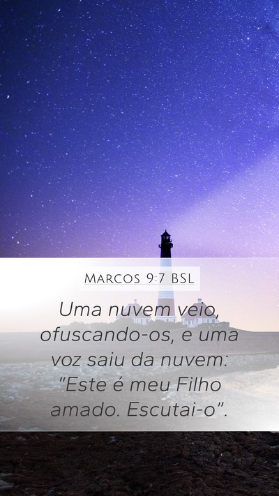 Marcos 9:7 BSL Bible Verse Image