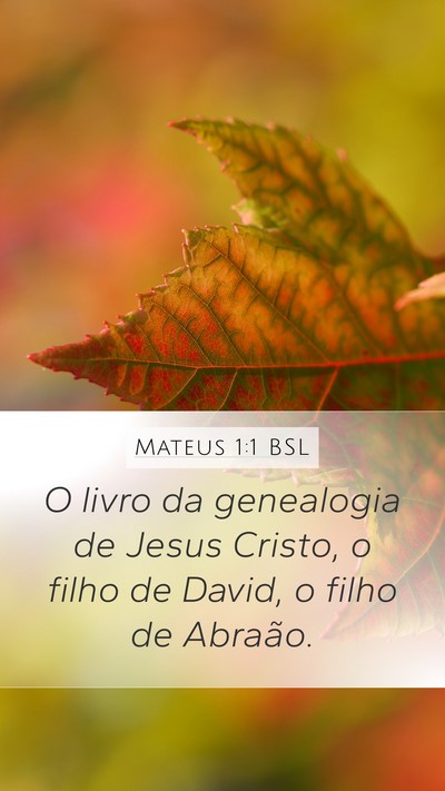 Mateus 1:1 BSL Bible Verse Image