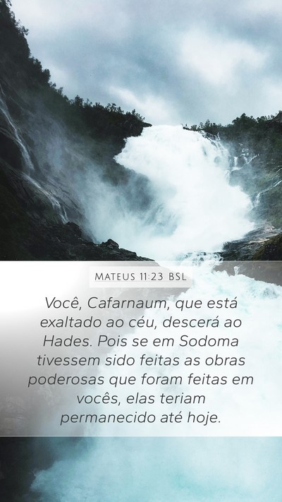 Mateus 11:23 BSL Bible Verse Image