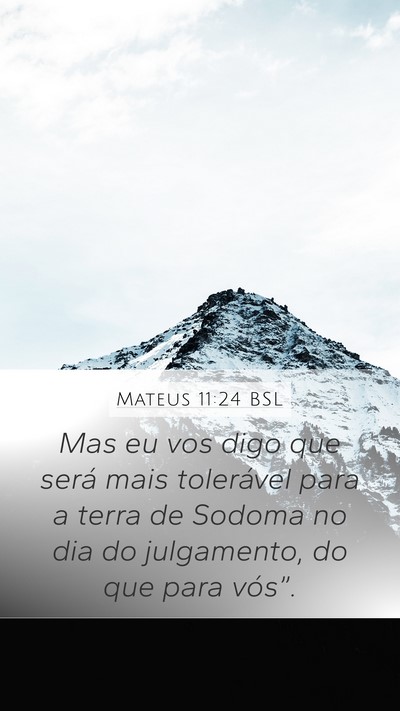 Mateus 11:24 BSL Bible Verse Image