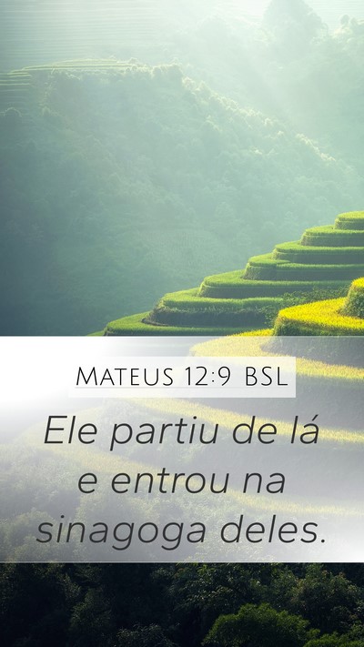 Mateus 12:9 BSL Bible Verse Image