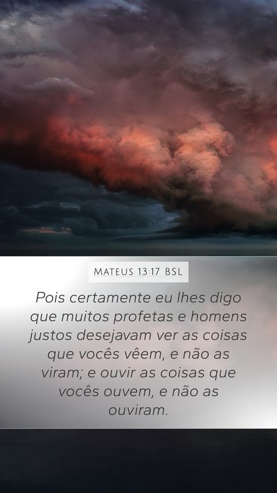 Mateus 13:17 BSL Bible Verse Image