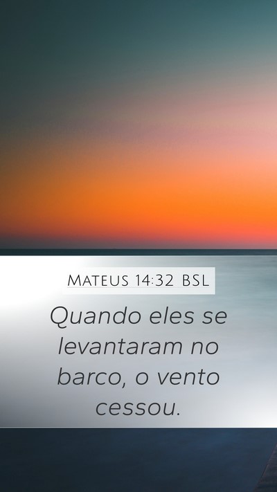 Mateus 14:32 BSL Bible Verse Image