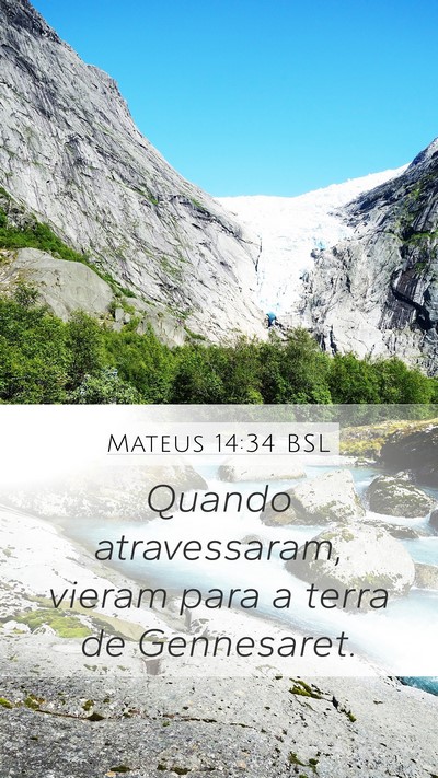 Mateus 14:34 BSL Bible Verse Image