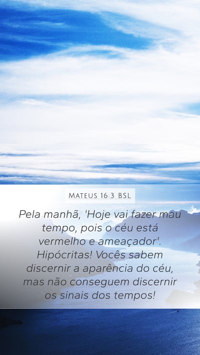 Mateus 16:3 BSL Bible Verse Image