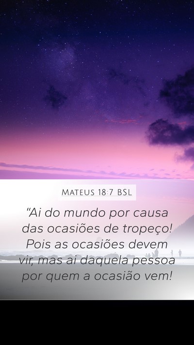 Mateus 18:7 BSL Bible Verse Image