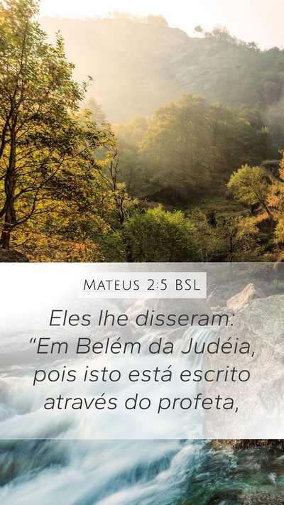 Mateus 2:5 BSL Bible Verse Image