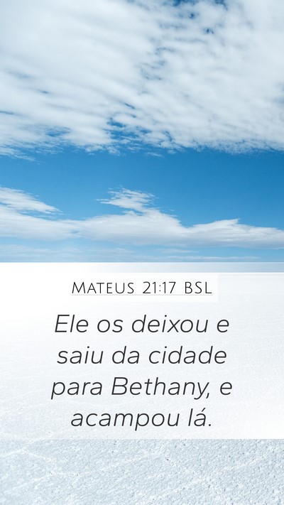 Mateus 21:17 BSL Bible Verse Image