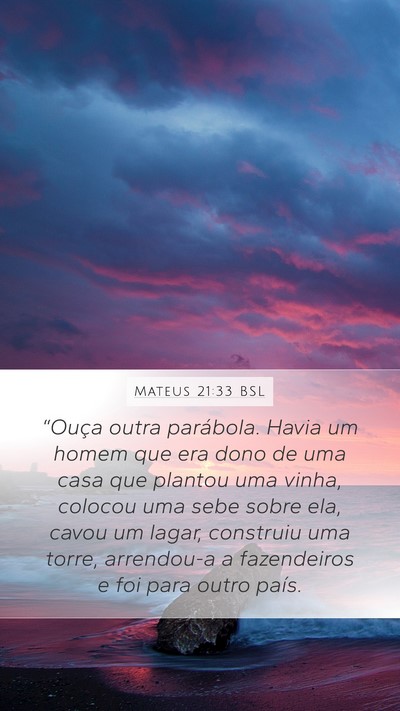 Mateus 21:33 BSL Bible Verse Image
