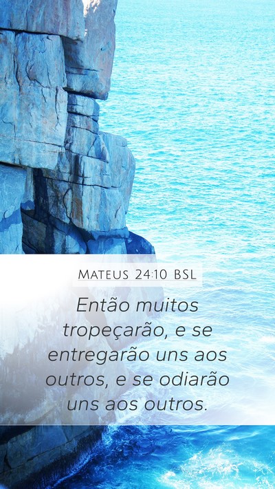 Mateus 24:10 BSL Bible Verse Image