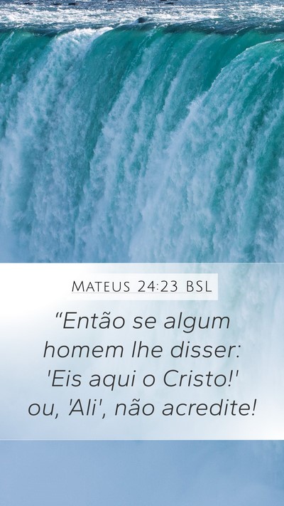 Mateus 24:23 BSL Bible Verse Image