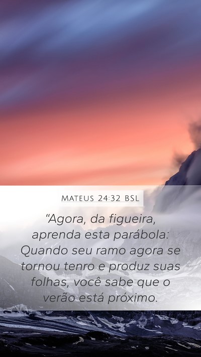 Mateus 24:32 BSL Bible Verse Image