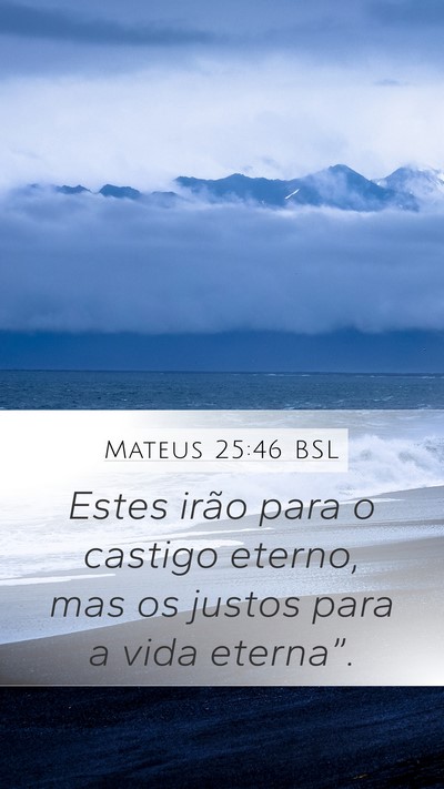 Mateus 25:46 BSL Bible Verse Image