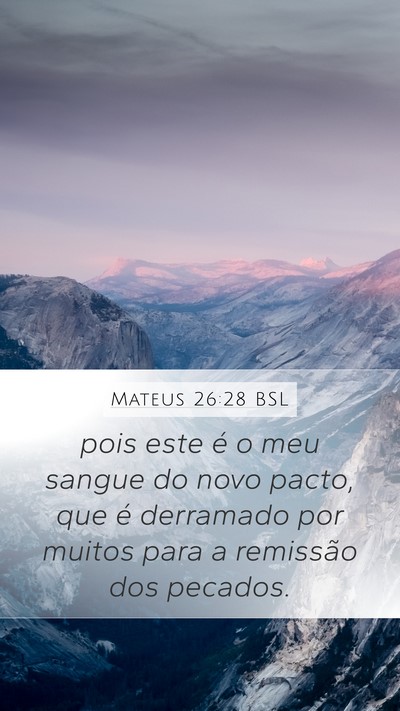 Mateus 26:28 BSL Bible Verse Image