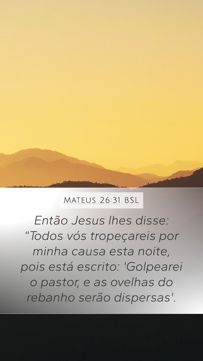 Mateus 26:31 BSL Bible Verse Image