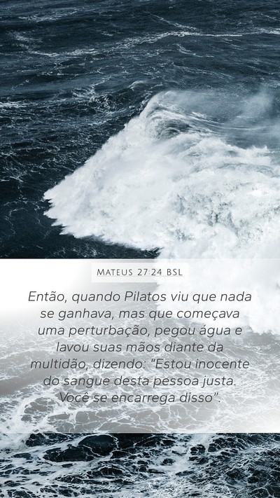 Mateus 27:24 BSL Bible Verse Image