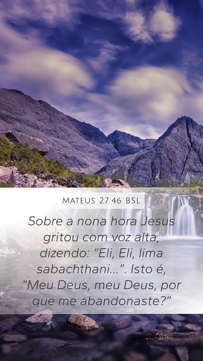 Mateus 27:46 BSL Bible Verse Image