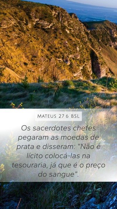 Mateus 27:6 BSL Bible Verse Image