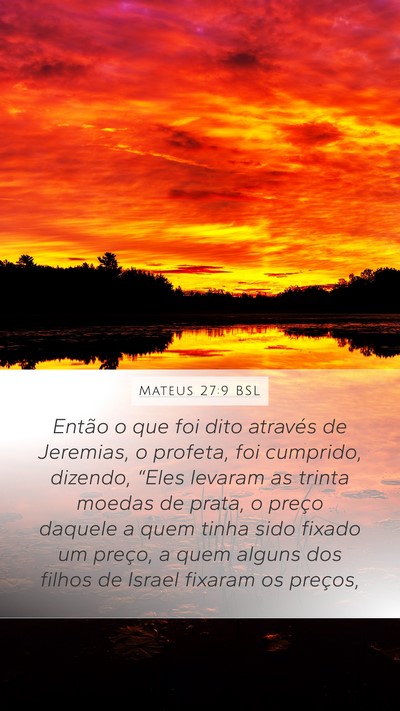 Mateus 27:9 BSL Bible Verse Image