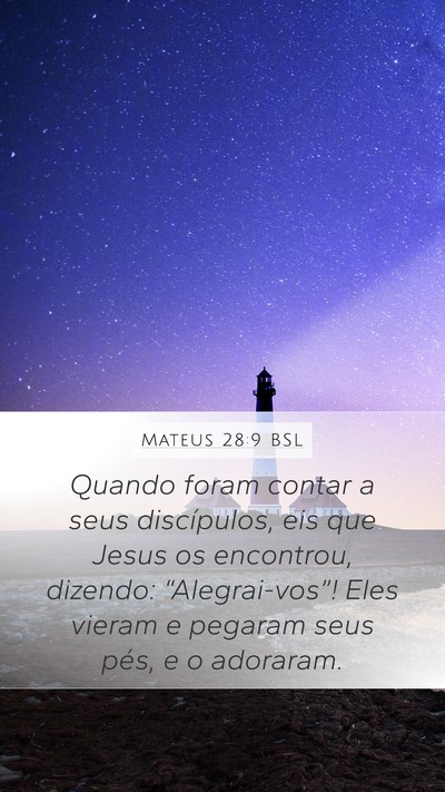 Mateus 28:9 BSL Bible Verse Image