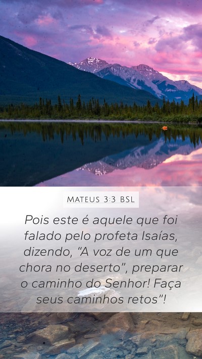 Mateus 3:3 BSL Bible Verse Image