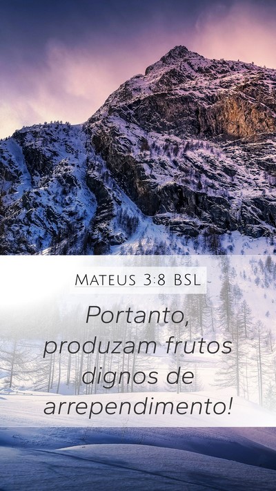 Mateus 3:8 BSL Bible Verse Image